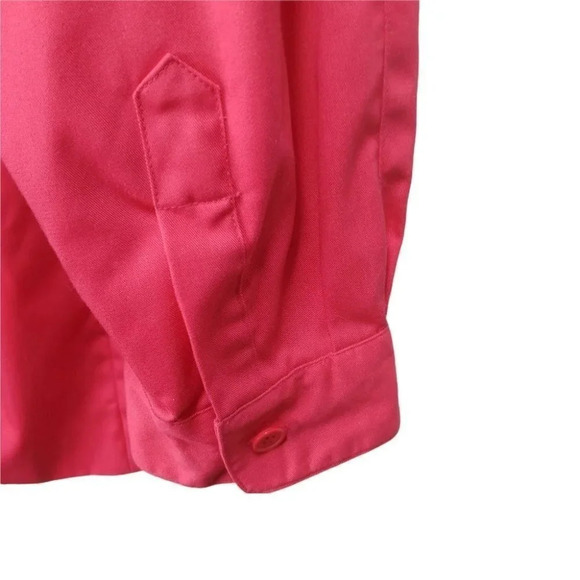 Vintage Tabi Shirt Coat Jacket Wind Resistant Oversized Fit Pink 14 - Picture 6 of 8
